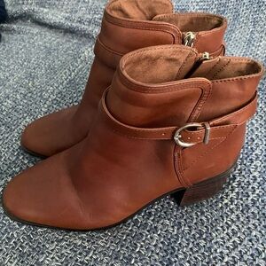 Essex Lane Chestnut Ankle Booties
